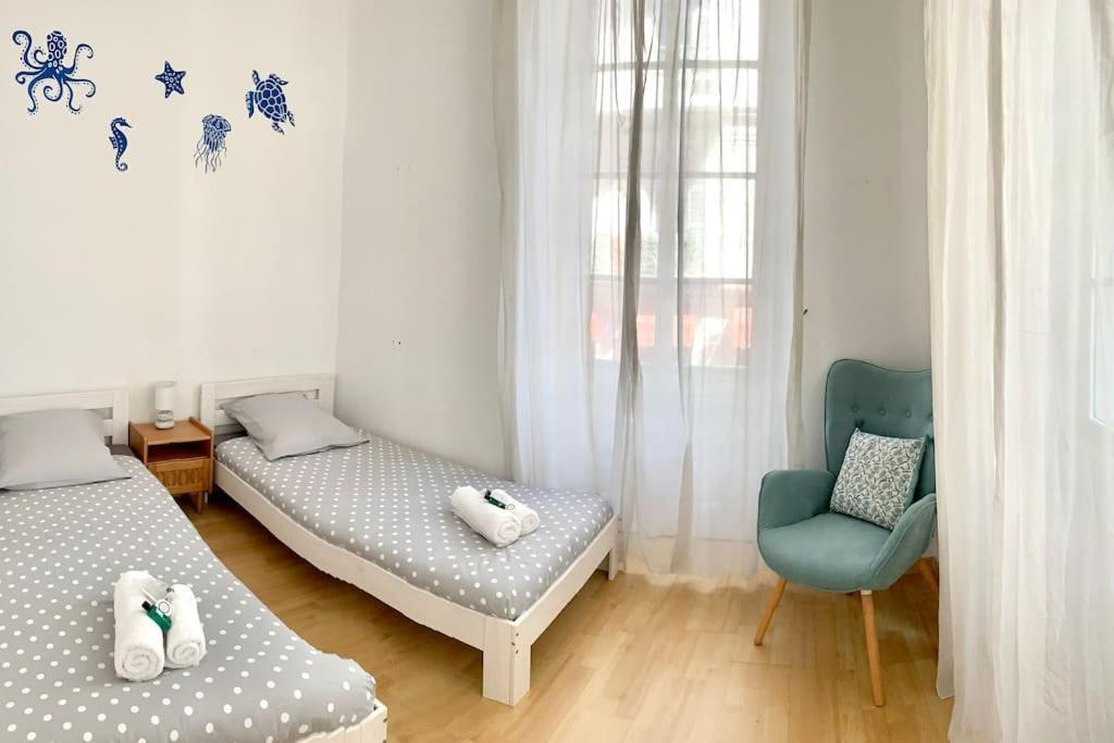 Saint Philippe - T3 Terrasse Pres De La Plage Nizza Kültér fotó